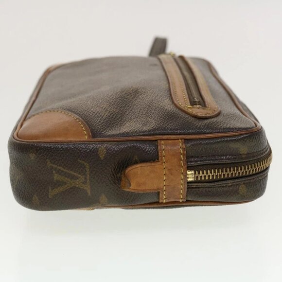 LOUIS VUITTON Monogram Marly Dragonne GM Clutch Bag M51825 LV Auth 42345 - Picture 7 of 14